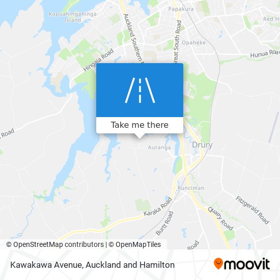 Kawakawa Avenue map