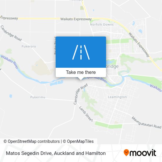 Matos Segedin Drive map