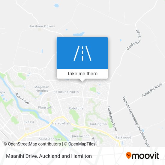 Maanihi Drive map