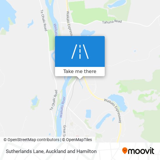 Sutherlands Lane map