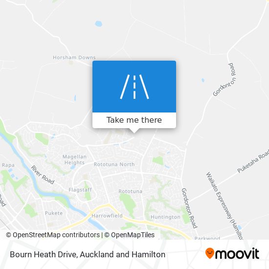 Bourn Heath Drive map