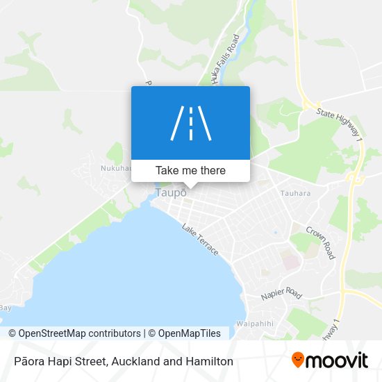 Pāora Hapi Street map