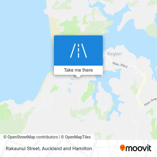 Rakaunui Street map