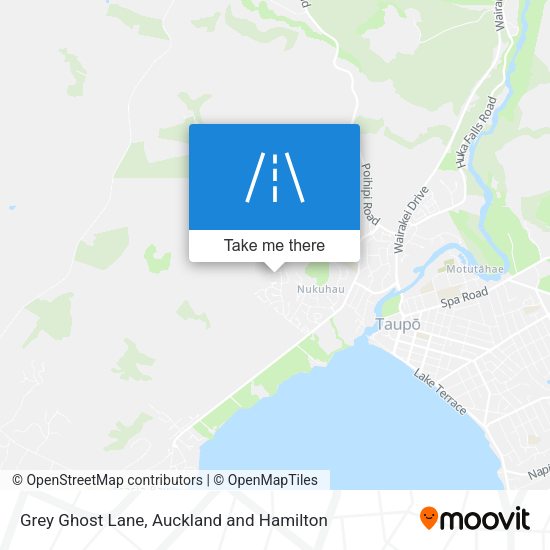 Grey Ghost Lane map