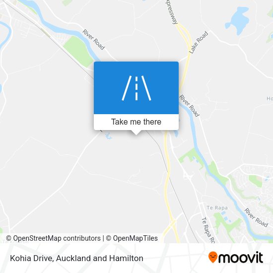 Kohia Drive map