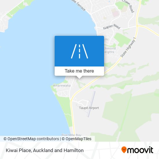 Kiwai Place map