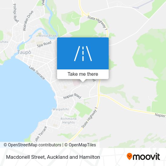 Macdonell Street map