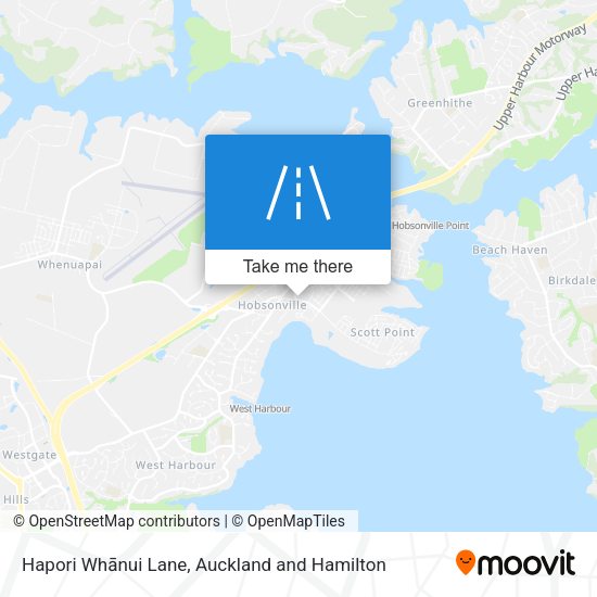 Hapori Whānui Lane map