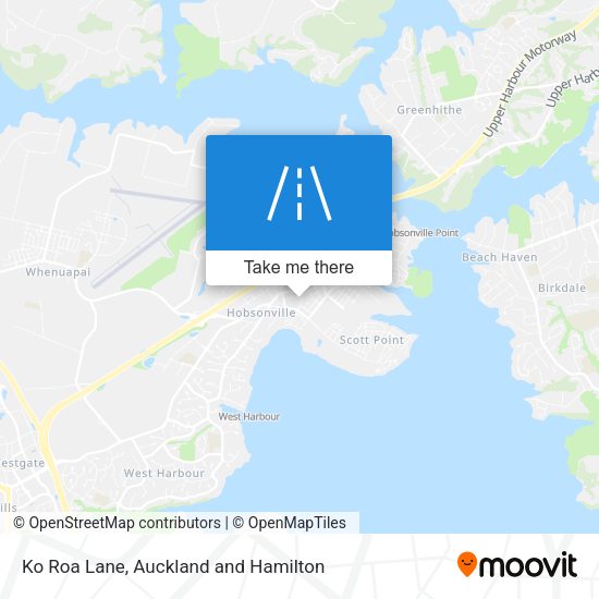 Ko Roa Lane map