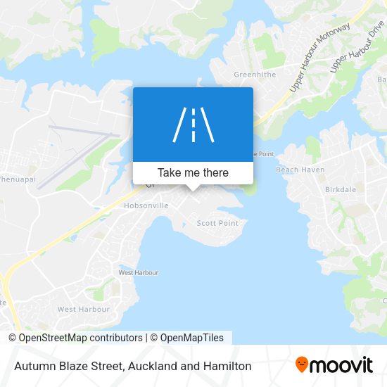 Autumn Blaze Street map