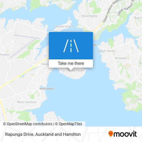Rapunga Drive map