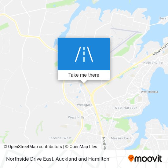 Northside Drive East map