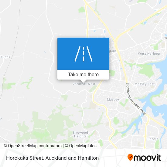 Horokaka Street map