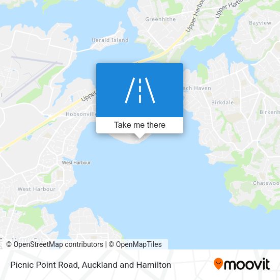 Picnic Point Road map