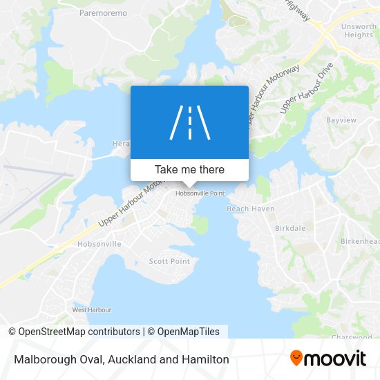 Malborough Oval map