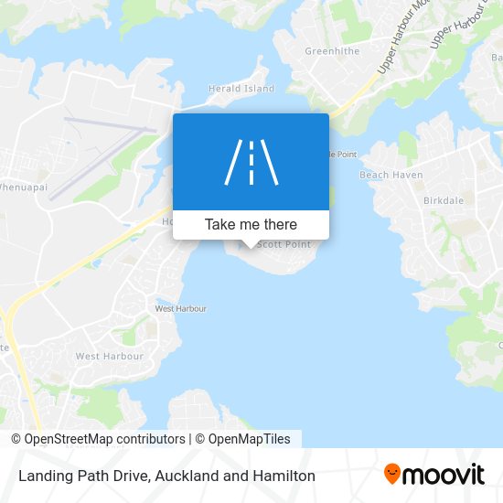How to get to Landing Path Drive in Hobsonville East by Bus or Train?