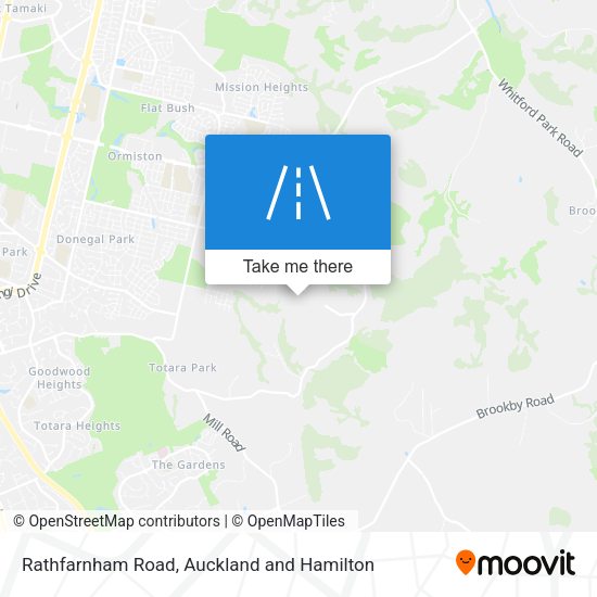 Rathfarnham Road map