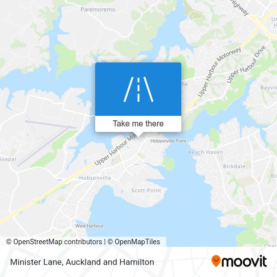 Minister Lane map