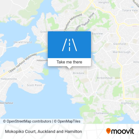 Mokopiko Court map
