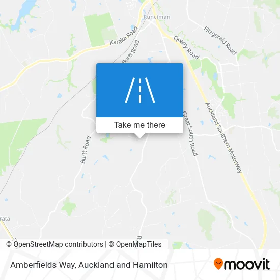 Amberfields Way map
