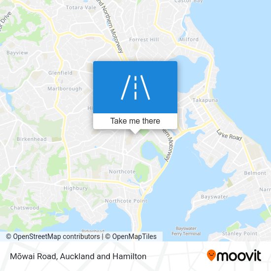 Mōwai Road map