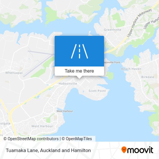 Tuamaka Lane map