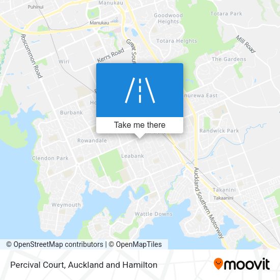Percival Court map
