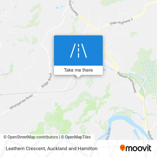Leathem Crescent map