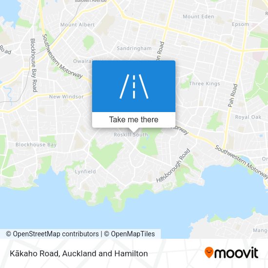 Kākaho Road map