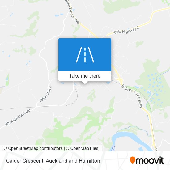 Calder Crescent map
