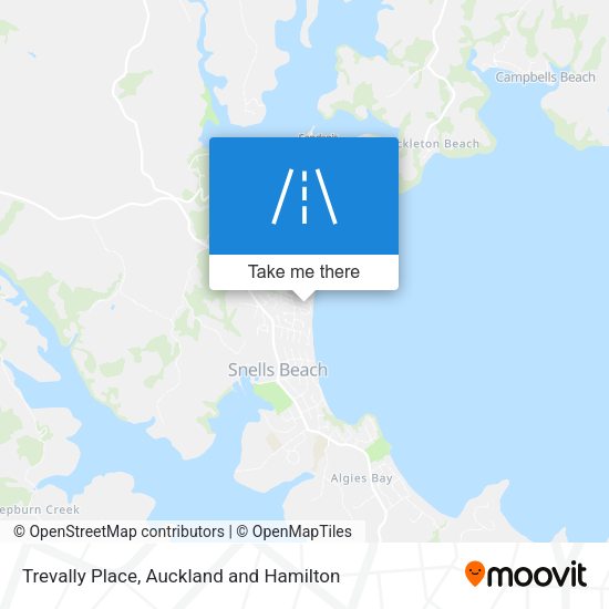 Trevally Place map
