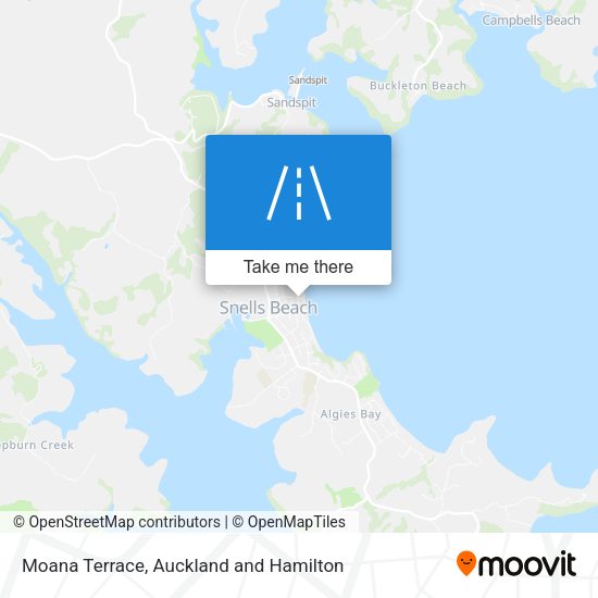 Moana Terrace map