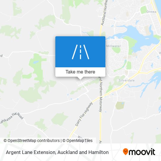 Argent Lane Extension map