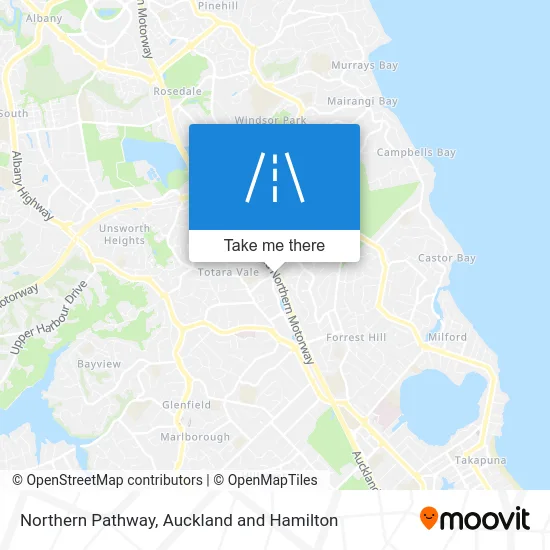 Northern Pathway map