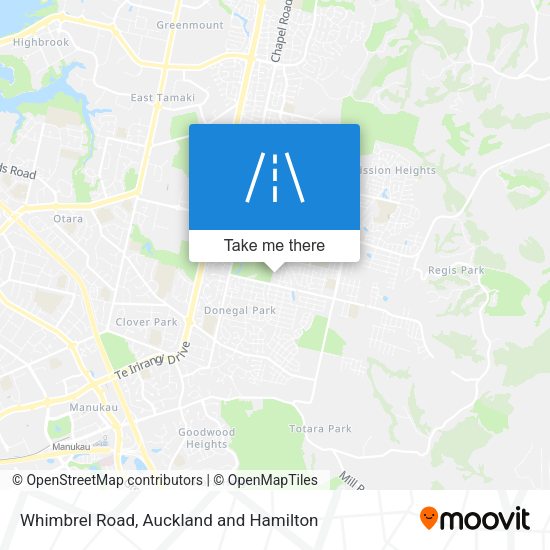 Whimbrel Road map