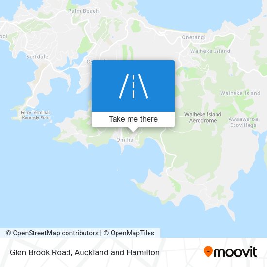 Glen Brook Road map