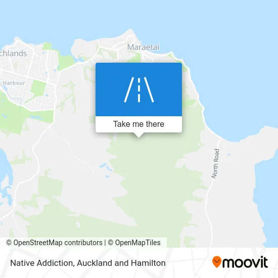 Native Addiction map