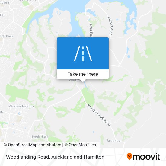 Woodlanding Road map