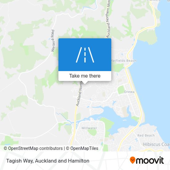 Tagish Way map