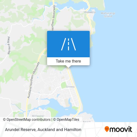 Arundel Reserve map