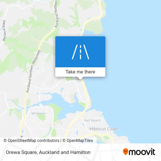 Orewa Square map