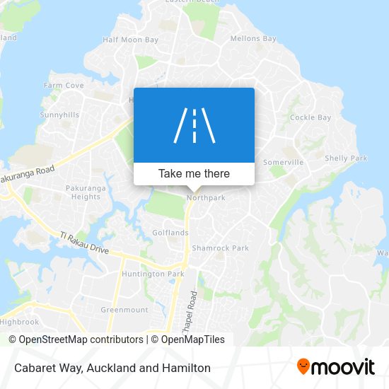 Cabaret Way map