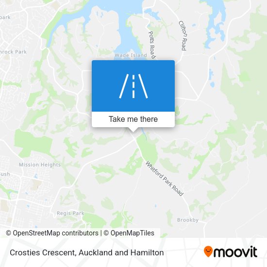 Crosties Crescent map
