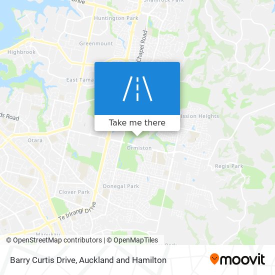 Barry Curtis Drive map
