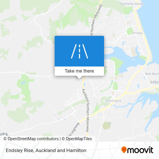 Endsley Rise map