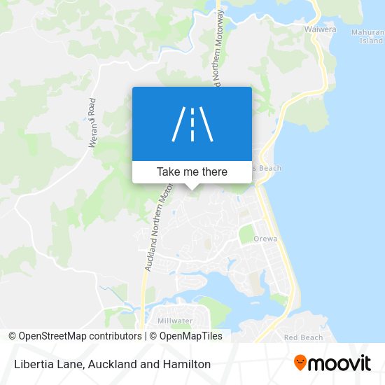 Libertia Lane map