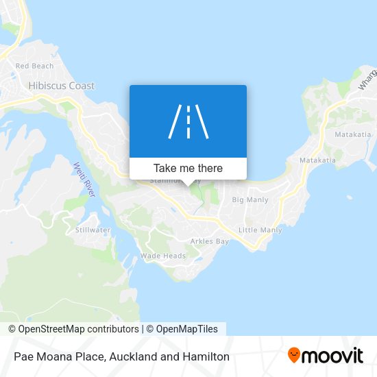 Pae Moana Place map