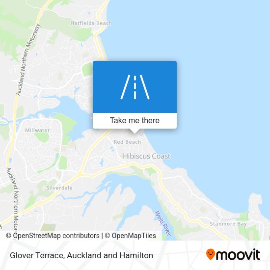 Glover Terrace map