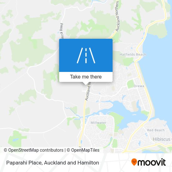 Paparahi Place map