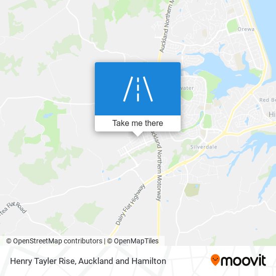 Henry Tayler Rise map